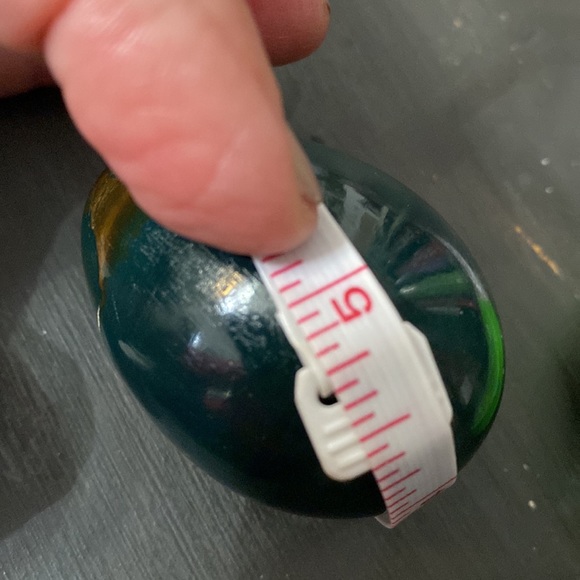 Vintage Madagascar Genuine Polished Green Jasper Egg Crystal Healing - Picture 9 of 9